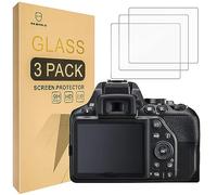 Mr.Shield Verre Trempé compatible avec Nikon D3500 D3400 D3100 D3200 D3300 DSLR Caméra [Lot de 3] Film Protecteur d'écran Vitre Protecteur 9H Dureté