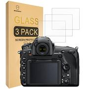 Mr.Shield Verre Trempé compatible avec Nikon D850 D810 D780 D500 D7200 D7100 DSLR Camera [Lot de 3] Film Protecteur d'écran Vitre Protecteur 9H Dureté