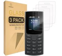 Mr.Shield Verre Trempé compatible avec Nokia 105 4G [International Version] [Lot de 3] Film Protecteur d'écran Vitre Protecteur 9H Dureté