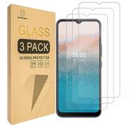 Mr.Shield Verre Trempé compatible avec Nokia C21 Plus [Lot de 3] Film Protecteur d'écran Vitre Protecteur 9H Dureté
