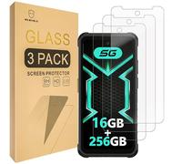 Mr.Shield Verre Trempé compatible avec Ulefone Armor X31 / X31 Pro/Armor X16 / X16 Pro [Lot de 3] Film Protecteur d'écran Vitre Protecteur 9H Dureté
