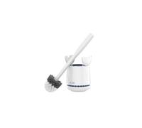 MR.SIGA Brosse WC et support, qualit sup rieure, avec manche solide et poils durables pour le nettoyage de la salle de bain, blanc, 1 paquet