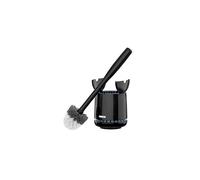 MR.SIGA Brosse WC et support, qualit sup rieure, avec manche solide et poils durables pour le nettoyage de la salle de bain, noir, 1 paquet