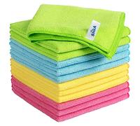 MR.SIGA chiffon nettoyant microfibre de quatre couleurs lot de 12, dimension: 32 x 32 cm
