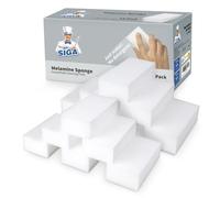 MR.SIGA Éponges Magiques en Mélamine pour Toutes Surfaces, Lot de 12 Gommes Éponges