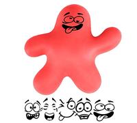 Mr Splatman, flexible, extensible, spongieux, jouet anti-stress, votre compagnon de réduction de l'anxiété et de la tension, jetez-le contre le mur ou le sol et il se remodelera, avec des visages