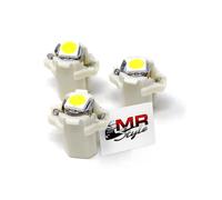MR-Style Ensemble d'autocollants et 3x éclairage de tableau de bord LED haute puissance (blanc) compatible avec VW Golf 2 1983-1992, kit de conversion d'éclairage d'instrument