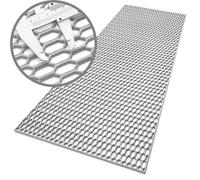 MR-Style Grande grille Racing Tuning 40 x 120 cm en plastique ABS nid d'abeille dans les couleurs RAL (gris RAL 9006)