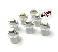 MR-Style Lot de 7 éclairages LED haute puissance compatibles avec Mercedes Classe C W202 - année de construction 93-97 + autocollant (blanc).