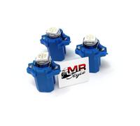 MR-Style Set d'autocollants et 3x éclairage de tableau de bord LED haute puissance (bleu) compatible avec VW Golf 2 1983-1992, kit de conversion d'éclairage d'instrument