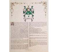Mr Sweets Hanser Blason des armoiries, blason et histoire 21,6 x 27,9 cm - Signification du nom, généalogie, aide à l'arbre généalogique, ancêtres, noms - Origine du nom : Angleterre anglaise