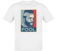 Mr T A Team Fan Art Christmas Halloween Film Movie USA T Shirt White M