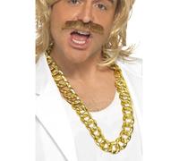 Mr T Glace Vanille Chaîne Or Hommes Collier Accessoire Déguisement 80s