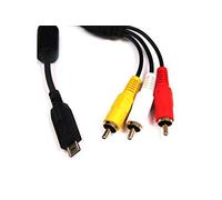 mr!tech Câble Audio/Video pour Panasonic appareils Photo numerique LumixDMC-: FT1, FT2, FX60, FX65, FX550, FX580, FZ38, GH1, TS1, TS2, TZ6, TZ7, TZ10, TZ65, ZS1, ZS3 et Autres