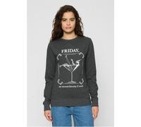 Mr. Tee Ladies F-Word Crewneck charcoal - L