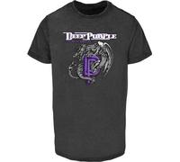 Mr. Tee Tee-shirt Deep Purple Dragon Acid Wash noir - L