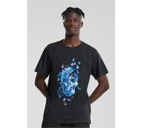 Mr. Tee Tee-shirt tête de mort papillon noir - S