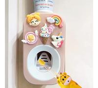 Mr. Thumbs Distributeur Automatique de Dentifrice pour Enfant pour Douche, Presse-Dentifrice pour Enfants et Famille, décoration Murale de Salle de Bain (1 pièce, Licorne)