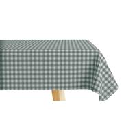 Mr. Toile de coton Nappe Vichy résistante, facile à nettoyer, idéale pour cuisine et salle à manger, découpe sur mesure 225 x 140 cm