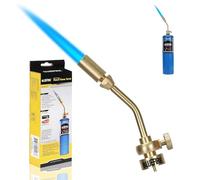 Mr Torch Tête de torche en laiton massif avec embout en forme de crayon pour soudage au gaz Version entièrement en métal Carburant par MAPP/MAP Pro/Propane Certifié CSA, MT-200, Torche uniquement