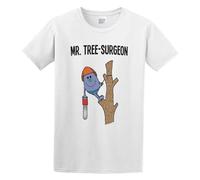 Mr Tree Surgeon Occupation Gift T-Shirt Mens Unisex White Tees S