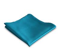 Mr.Van 100% Soie Pochette de Costume Homme Bleu paon Pocket Square 35 * 35cm 16,5 Momme Mouchoir pour Mariage Banquet