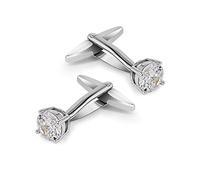 Mr Van Boutons de Manchette en Cristal Blanc scintillant pour Homme Mariage Fête Elégant