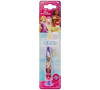 Mr.White Brosse à dents manuelle Disney Princesses avec ventouse et capuchon de voyage