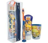 MR WHITE Trousse Minions Kit Hygiène Buccale Avec Brosse À Dents Et Dentifrice