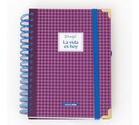 Mr. Wonderful Agenda annuel Office 2026 avec vue journalière + stylo - La vie est aujourd'hui