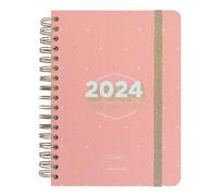 Mr.Wonderful Agenda Office 2024 Journal, ma grande année, 22,1 x 2,1 x 15,6