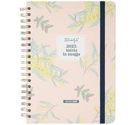 Mr. Wonderful - Agenda Office 2025 Hebdomadaire Grand - Commencez la magie - Comprend 8 feuilles d'autocollants et Blocs de notes autocollantes avec différentes formes