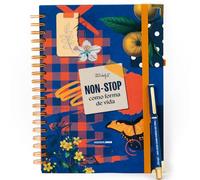 Mr. Wonderful Agenda Office 2026 avec vue hebdomadaire, format extra large + stylo - Non stop comme mode de vie