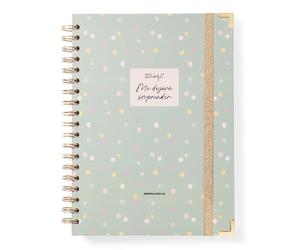 Mr. Wonderful Agenda semainier 2025-26 extra large avec organisation hebdomadaire « Me dejaré sorprender »