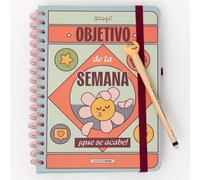 Mr. Wonderful - Agenda semainier 2026 Wonder 2026 + stylo Bobo effaçable - Objectif de la semaine : fin de semaine