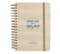 Mr. Wonderful - Agenda Wonder 2023-2024 Journalier Rose - Chaque jour sera mon jour