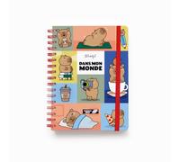 MR. WONDERFUL - Agenda Wonder 2027 Hebdomadaire - Dans Mon Monde - Agenda Semainier De Janvier À Décembre, 160 Pages FSC 100g, Autocollants, Phrases Quotidiennes Et Fermeture Élastique