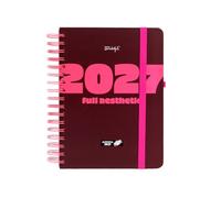 MR. WONDERFUL - Agenda Wonder 2027 Journalier - Full Aesthetic - Agenda Une Page Par Jour De Janvier À Décembre Avec Stylo Effaçable Bo-Bo, 368 Pages FSC 90g Et Autocollants