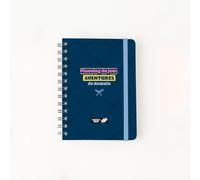 MR. WONDERFUL - Agenda Wonder 2027 Journalier Petit Format - Planning Du Jour, Aventures De Demain - Agenda Une Page Par Jour À Spirale, 368 Pages FSC 90g, Autocollants Et Fermeture Élastique