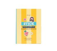 Mr. Wonderful Autocollants et Notes Adhésives Stick and Decorate - Set Papeterie Créative avec Sticky Notes