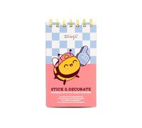 Mr. Wonderful Bloc d’Autocollants Transparants Stick and Decorate - 900 Stickers Décoratifs