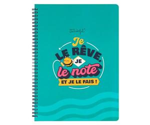 Mr. Wonderful - Cahier A4 - Je le rêve, je le note et je le fais !