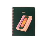 Mr. Wonderful Cahier A5 à Spirale - Mixtape in Progress - 160 Pages Lignées FSC