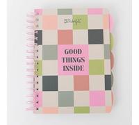 Mr. Wonderful - Cahier A5 avec intercalaires - Couverture rigide - Reliure spirale - Bonnes choses à l'intérieur - 160 pages carrées