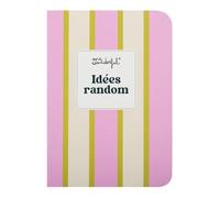 Mr. Wonderful - Cahier A6 - Idées random - Carnet de format A6 avec extérieur recouvert de velours côtelé