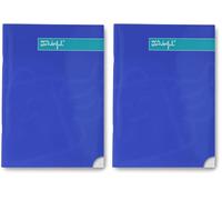 Mr. Wonderful - Cahier bleu A4 - Feuilles lignées - 48 pages - Reliure agrafée (Lot de 2)
