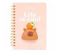 Mr. Wonderful - Cahier de notes - Papeterie originale - Idée cadeau - Bureau et École - Organisation quotidienne - Format A5-3D Squishy Capybara