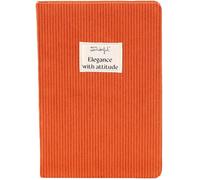 Mr. Wonderful - Cahier de Notes Velours Côtelé Klein - Papeterie originale - Idée cadeau - Bureau et École - Organisation quotidienne - Format A5 - Bleu