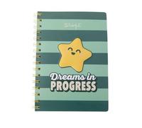 Mr. Wonderful - Cahier Étoiles 3D A5 - Reliure Spirale - Rêves en cours - 160 pages blanches