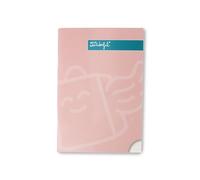 Mr. Wonderful - Cahier rose A5 - Feuilles lignées et lignées - 48 pages - Reliure agrafée